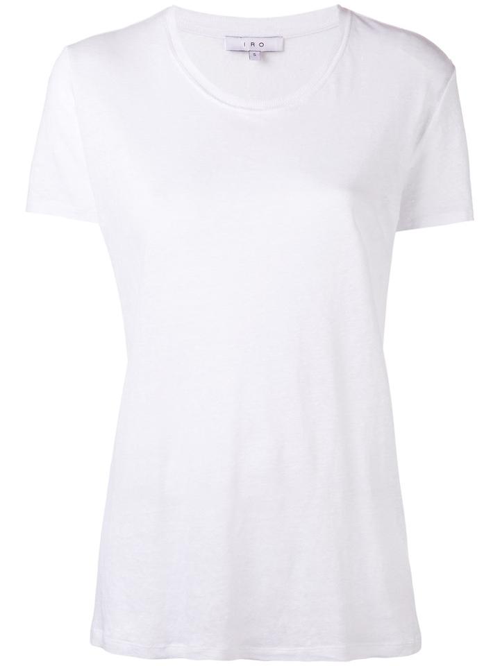 Iro - Luciana T-shirt - Women - Linen/flax - M, White, Linen/flax
