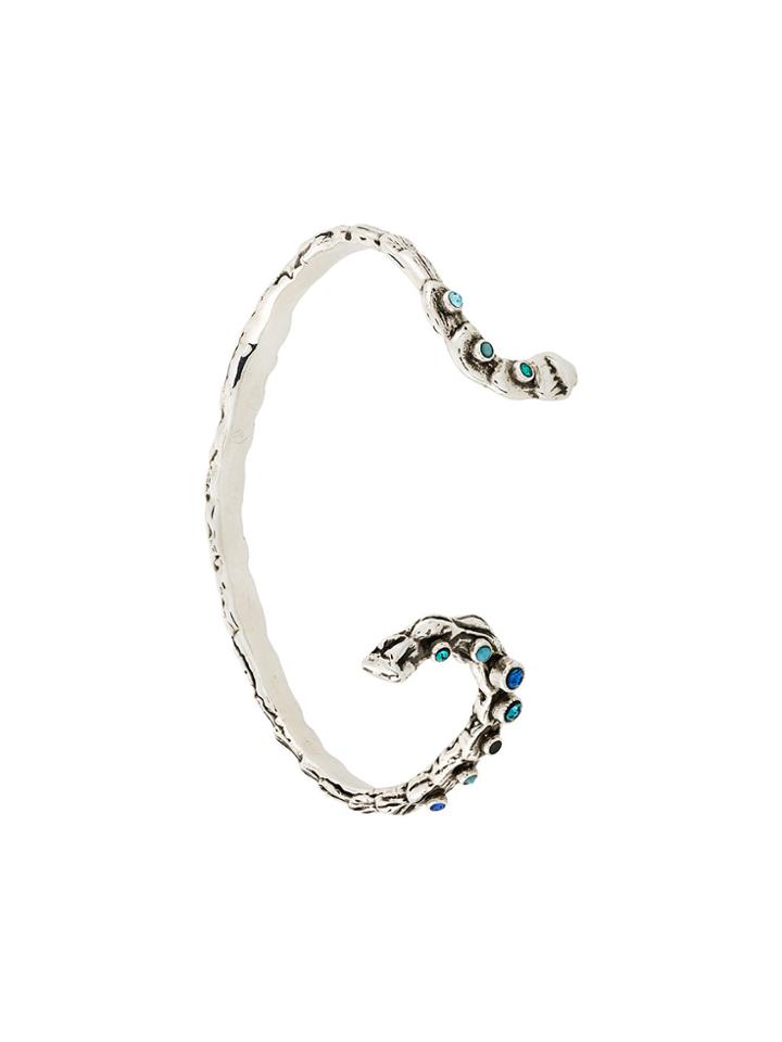 Gas Bijoux Snake Cuff - Metallic