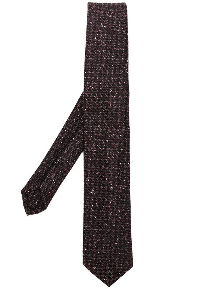Dell'oglio Shimmery Tie - Pink & Purple