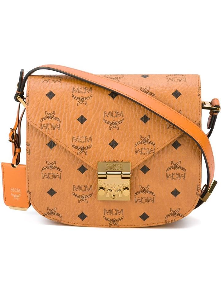 Mcm 'patricia' Cross-body Bag, Women's, Brown