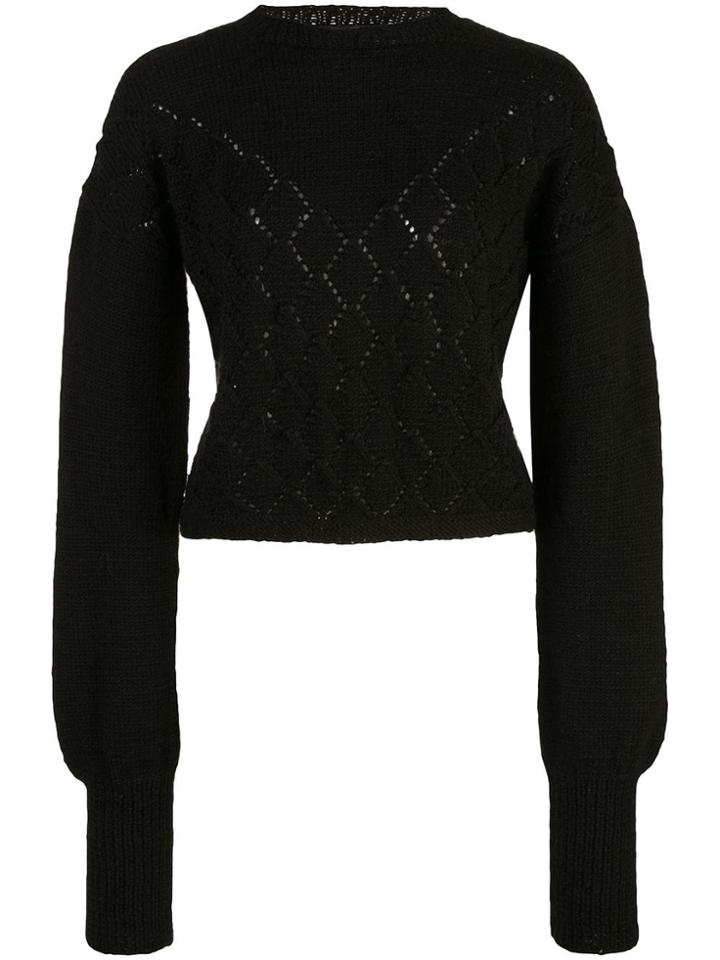 Voz Diamante Sweater - Black