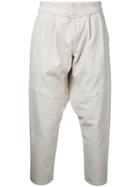 Snow Peak - Haori Cropped Trousers - Men - Cotton/linen/flax/polyurethane - L, Brown, Cotton/linen/flax/polyurethane