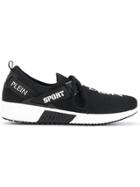 Plein Sport Mesh Sneakers - Black