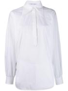 Alberta Ferretti Long Sleeve Shirt - White