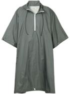 A-cold-wall* Oversized Pull-over Raincoat - Grey