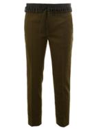 Haider Ackermann Laced Waistband Trousers - Green