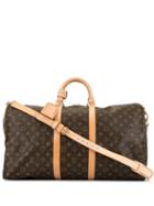 Louis Vuitton Pre-owned 2001 Keepall Bandouliere 55 Travel Bag - Brown