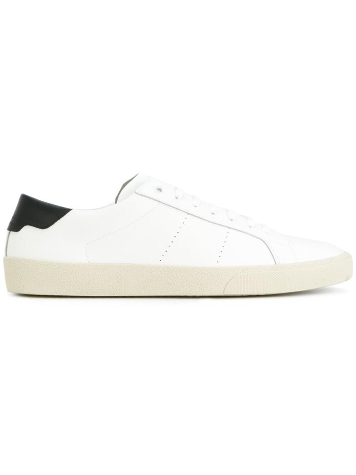 Saint Laurent Sl/06 Classic Court Sneakers - White