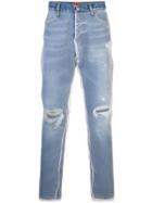 424 Distressed Slim-fit Jeans - Blue