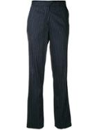 Golden Goose Deluxe Brand Pinstripe Trousers - Blue