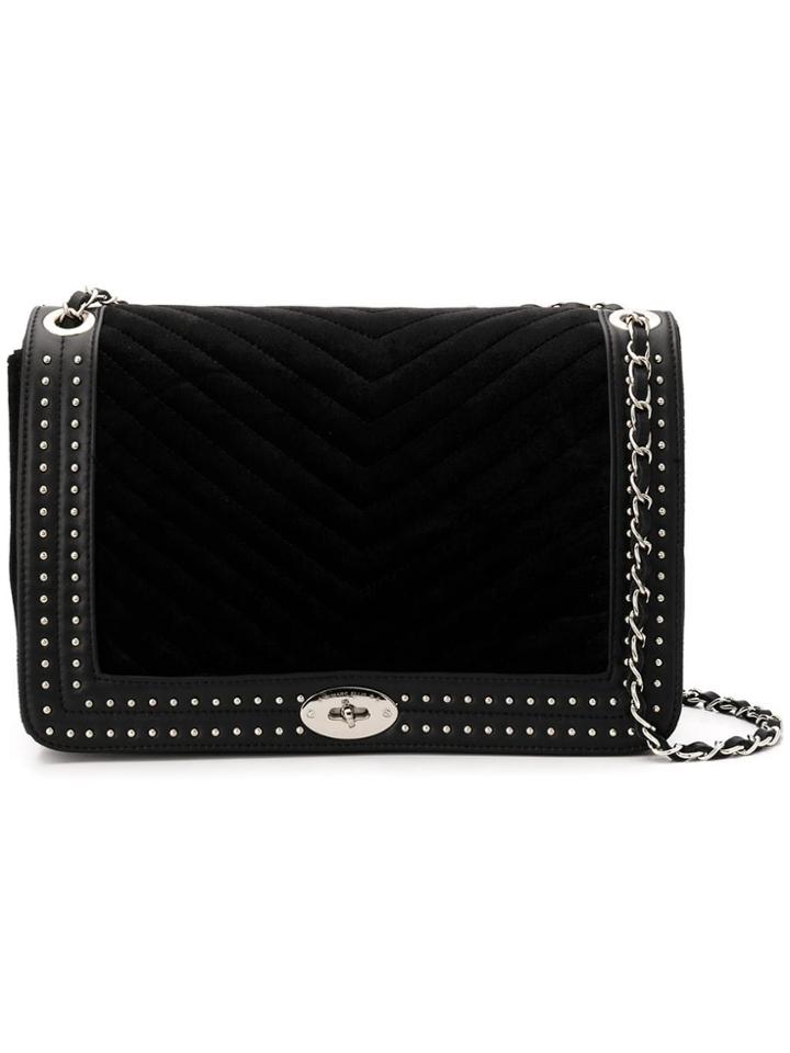 Marc Ellis Daphne Studded Shoulder Bag - Black