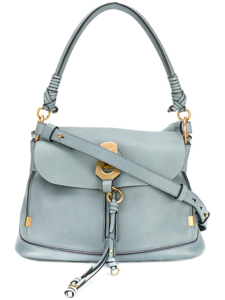 Chloé Owen Bag With Flap - Blue