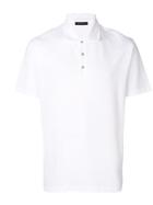 Versace Embroidered Logo Polo Shirt - White