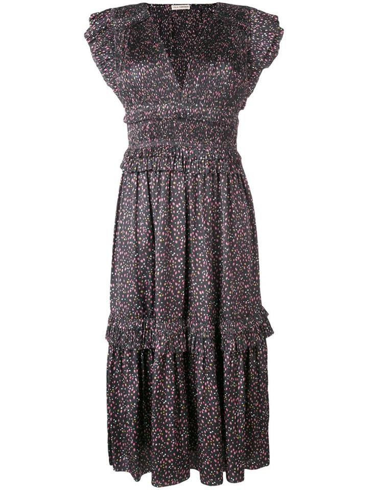 Ulla Johnson Floral-print Dress - Black