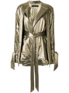 Roland Mouret Albertin Lurex Jacket - Gold
