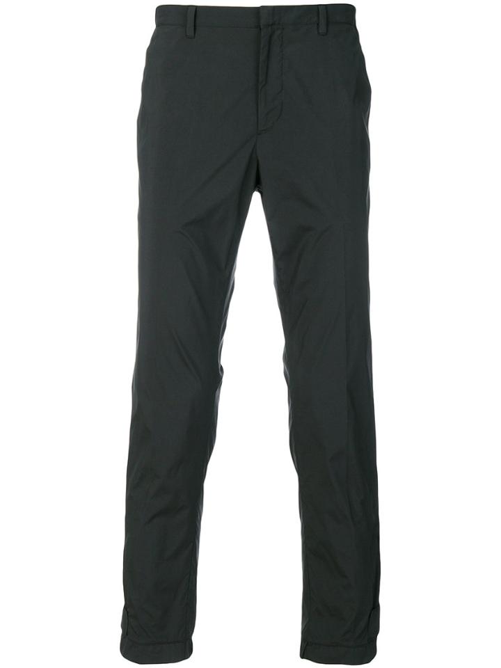 Prada Tapered Trousers - Black