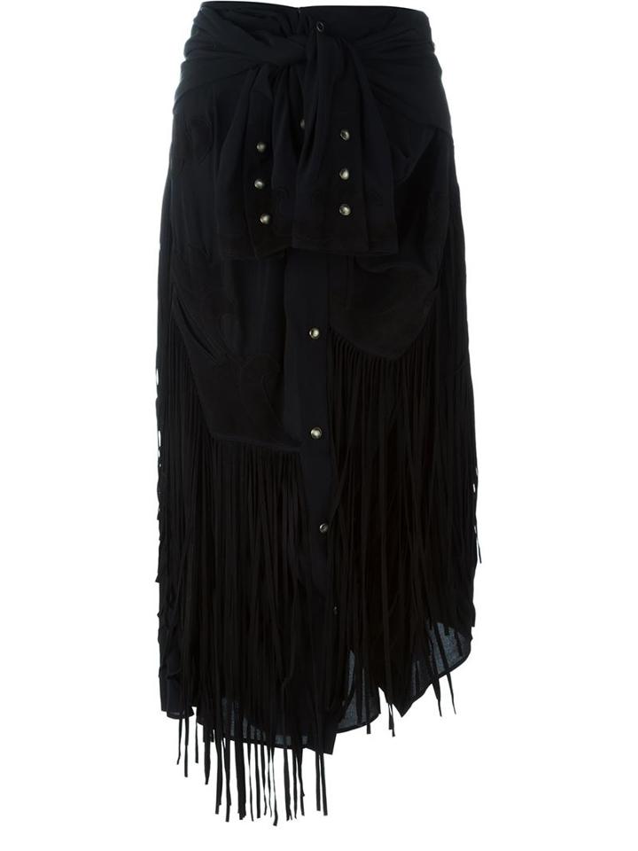 Faith Connexion Fringed Skirt