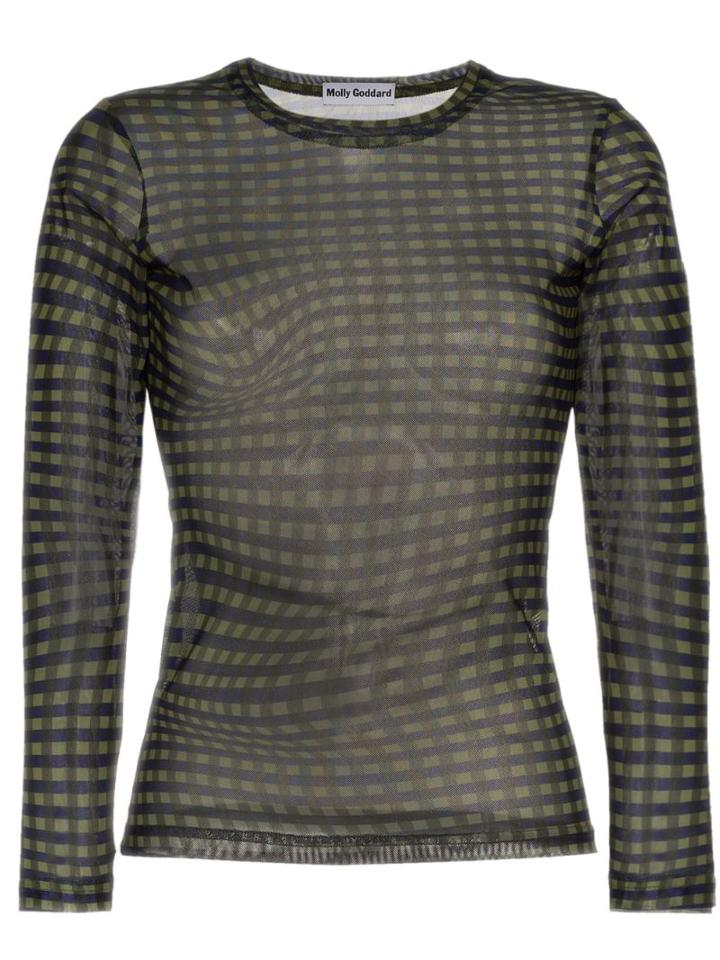 Molly Goddard Freddie Long Sleeve Top - Green