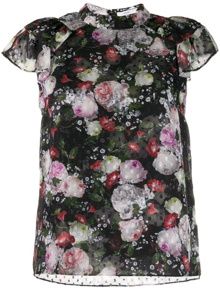 Erdem Erdem Pf195761cddv Black Multi Natural (vegetable)->cotton