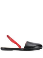 Marsèll Slingback Flats - Black