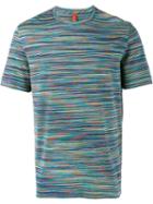 Missoni Striped T-shirt, Men's, Size: Medium, Blue, Cotton