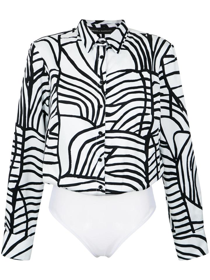 Andrea Marques Printed Shirt Body - Unavailable