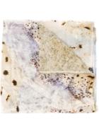 Faliero Sarti Printed Scarf, Women's, Brown, Silk/modal