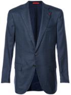 Isaia - Classic Blazer - Men - Silk/cashmere - 52, Blue, Silk/cashmere