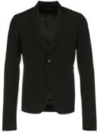 Rick Owens Soft Cropped Blazer - Black