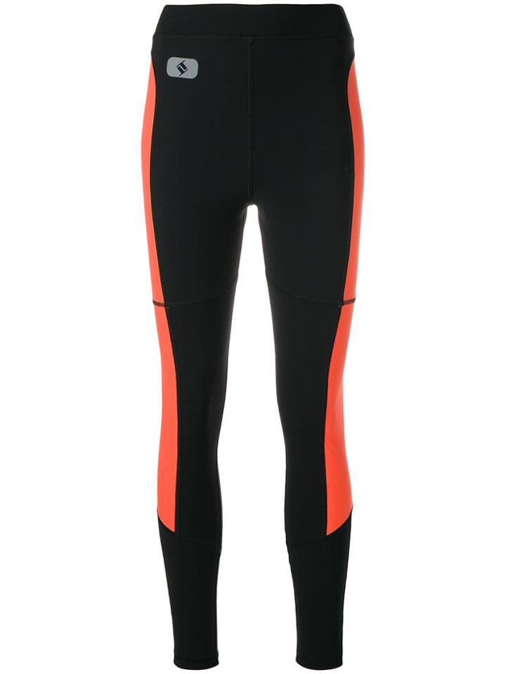 T By Alexander Wang Side Stripe Leggings - Black