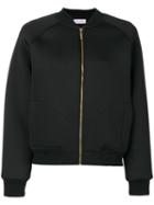 Ioana Ciolacu - Bomber Jacket - Women - Silk/polyester/spandex/elastane - M, Black, Silk/polyester/spandex/elastane