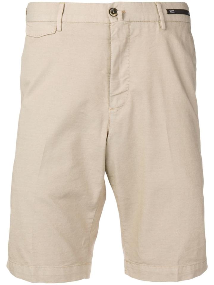 Pt01 Knee-length Shorts - Neutrals