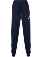 New Balance Logo Print Track Pants - Blue