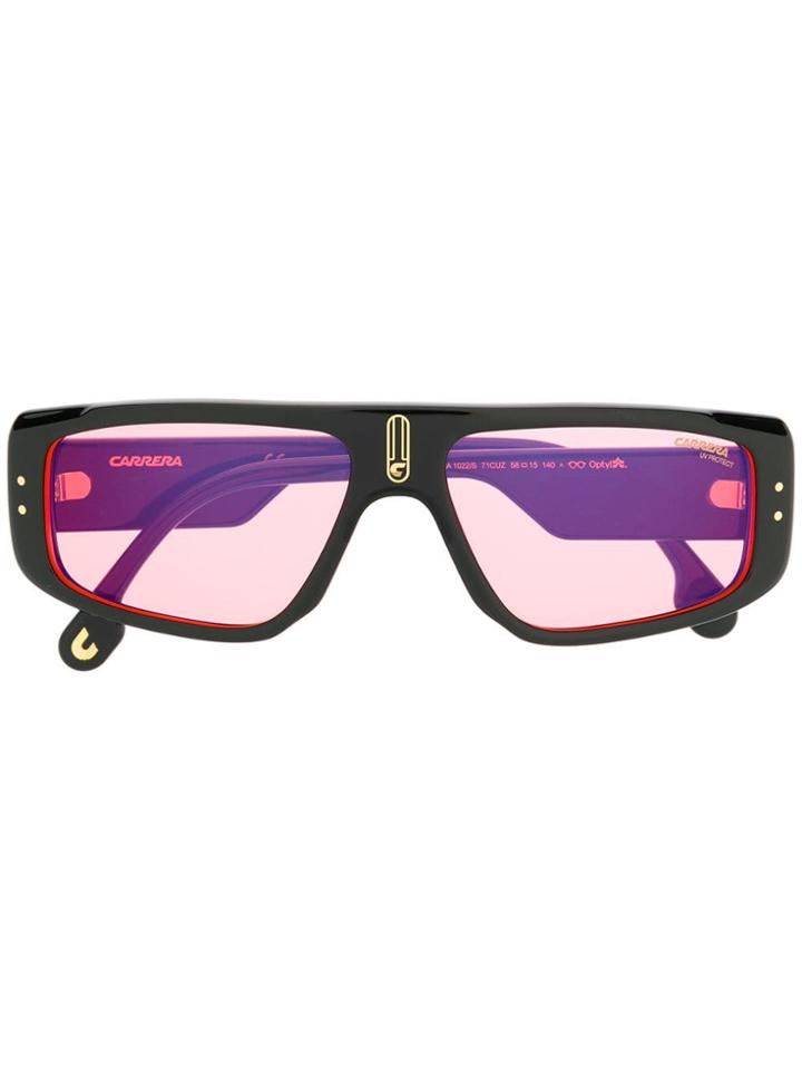 Carrera Rectangular Frame Sunglasses - Black