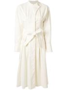 Muller Of Yoshiokubo Belted Shirt Dress - White