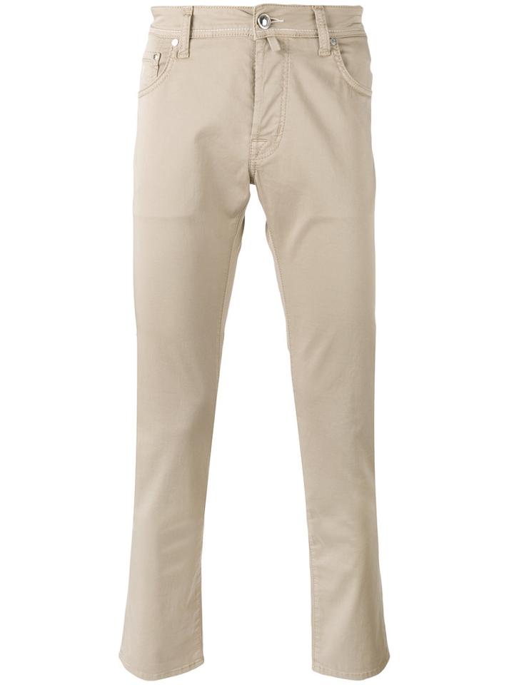 Jacob Cohen - Slim-fit Jeans - Men - Cotton/spandex/elastane - 32, Nude/neutrals, Cotton/spandex/elastane