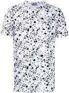Dior Homme All Over Print T-shirt, Men's, Size: Small, White, Cotton