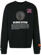 Heron Preston Jetstream Print Sweatshirt - Black
