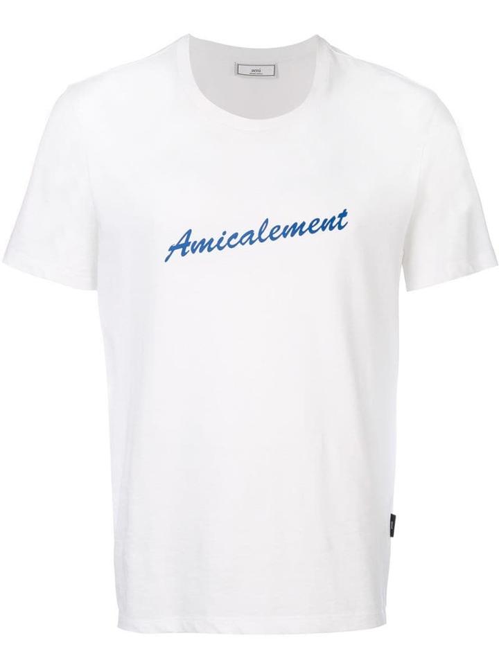 Ami Alexandre Mattiussi Amicalement T-shirt - White