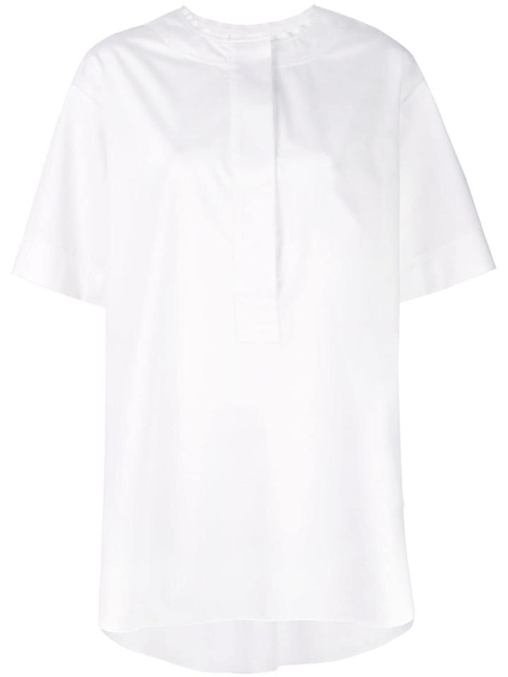 Adam Lippes Henley Blouse - White
