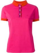 Fay Classic Logo Polo Shirt, Women's, Size: Xl, Pink/purple, Cotton/spandex/elastane