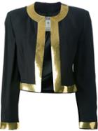 Moschino Vintage Cropped Bolero Jacket, Women's, Size: 42, Black