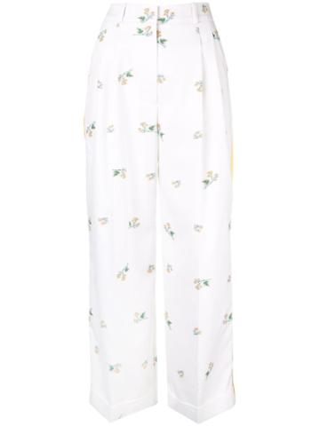 Racil Agadir Floral Trousers - White