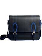 Burberry Medium London Check Messenger Bag - Black