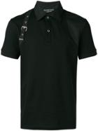 Alexander Mcqueen Buckle-detail Polo Top - Black