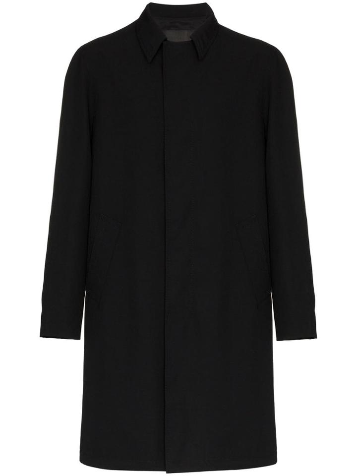 Mackintosh 0003 Trench Wool Coat - Black