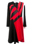 Koché Color Block Striped Dress - Multicolour