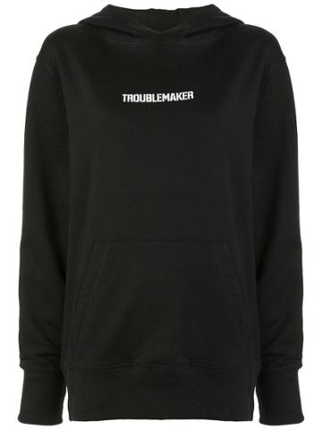 Boyarovskaya Slogan Hoodie - Black