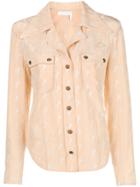 Chloé Embroidered Horse Shirt - Pink & Purple