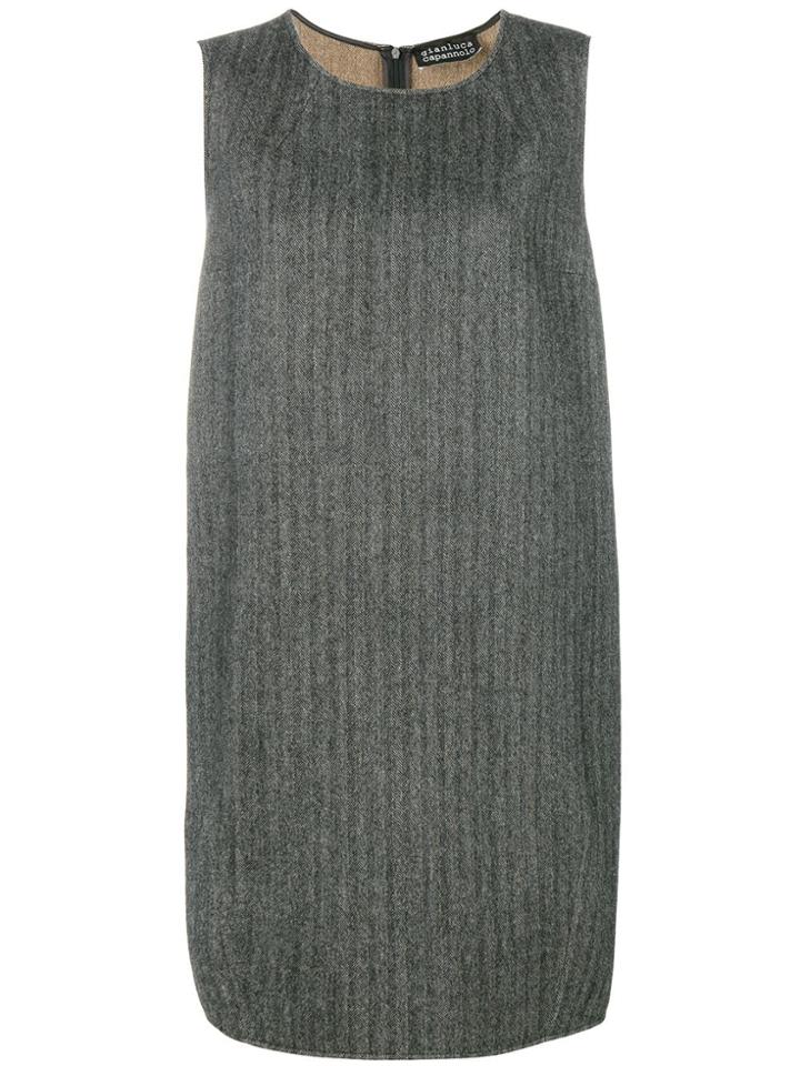 Gianluca Capannolo Pattern Cocoon Dress - Black